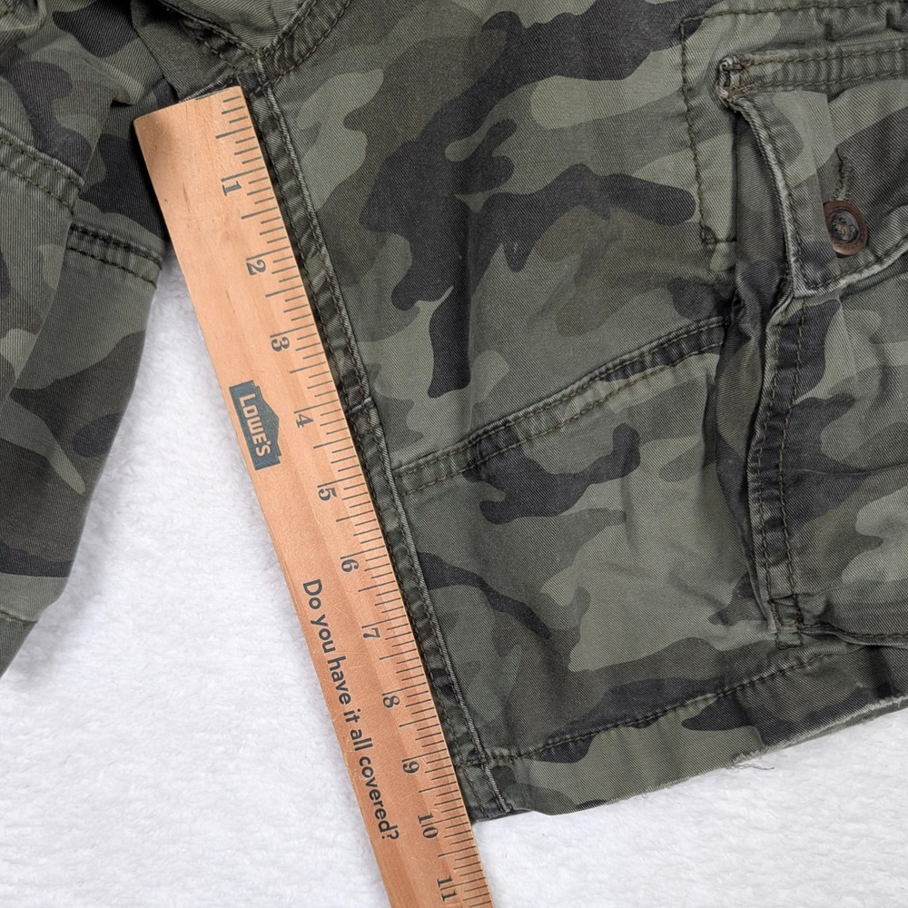 American‎ Eagle Cargo Shorts Mens 28 Green Camo Ne(x)t Level Flex Skater Grunge - Picture 5 of 7